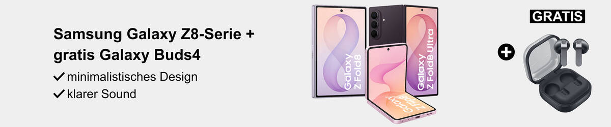 Samsung Galaxy Z Flip8 bestellen und Buds gratis sichern
