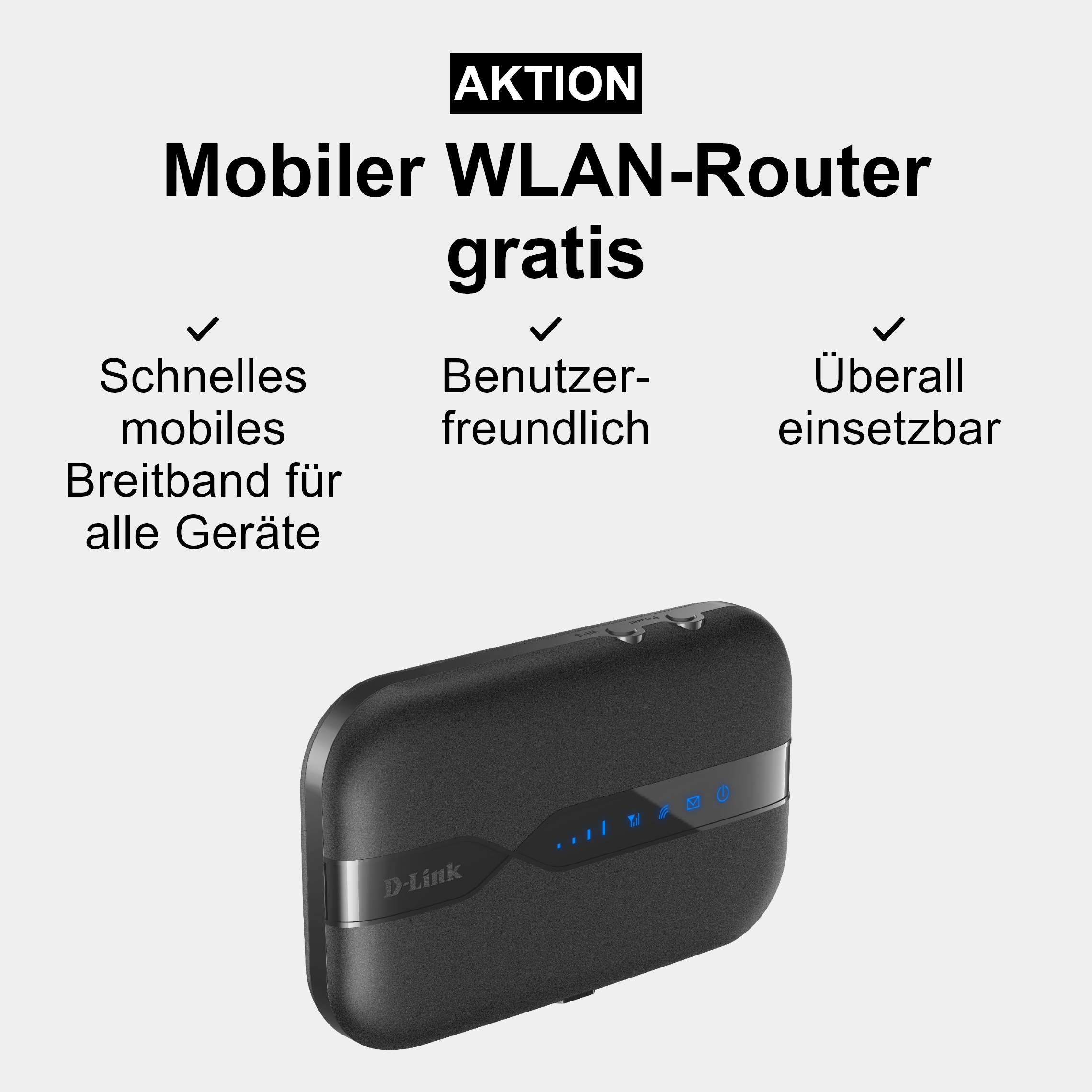 Mobiler WLAN-Router GRATIS