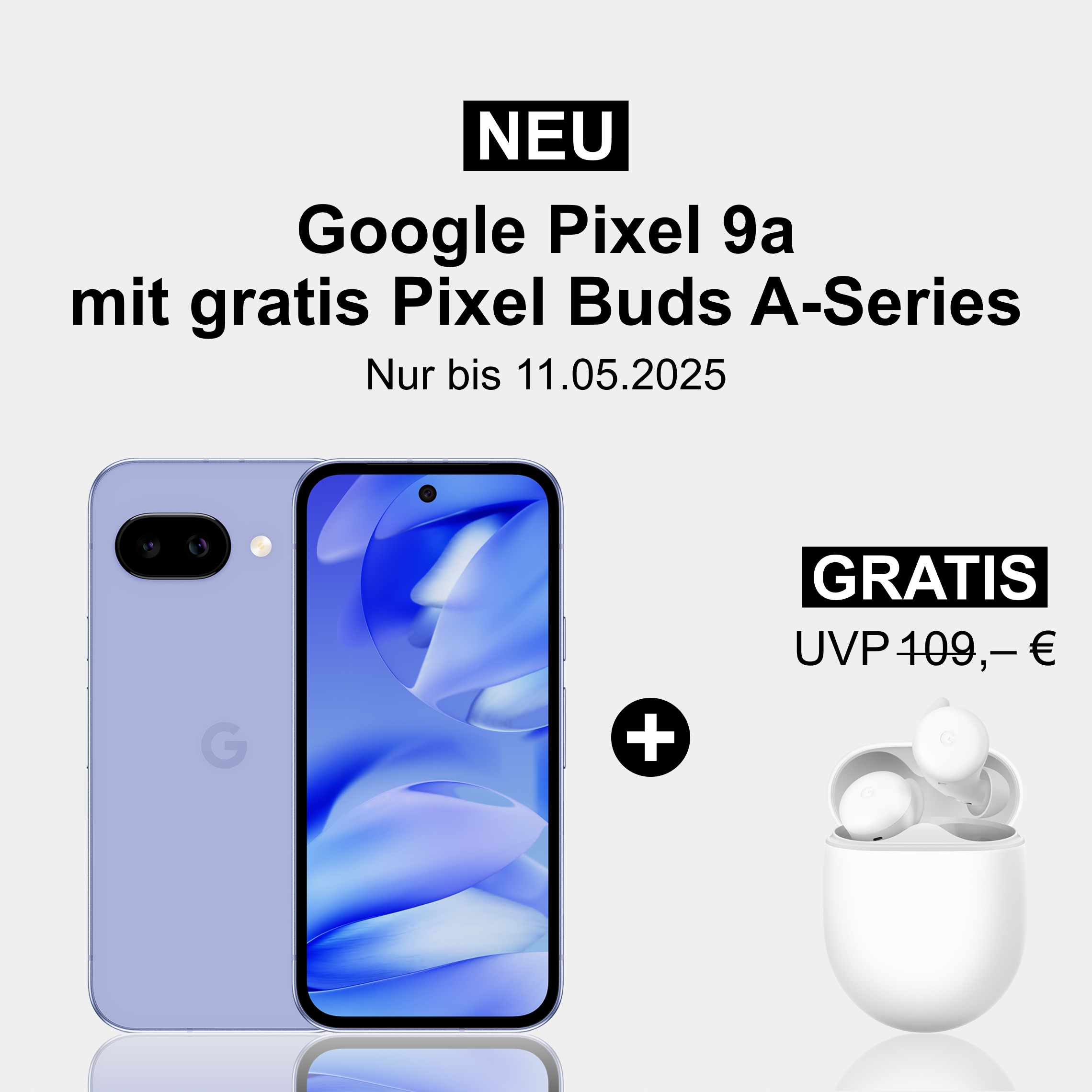 Google Pixel 9a & Google Buds A
