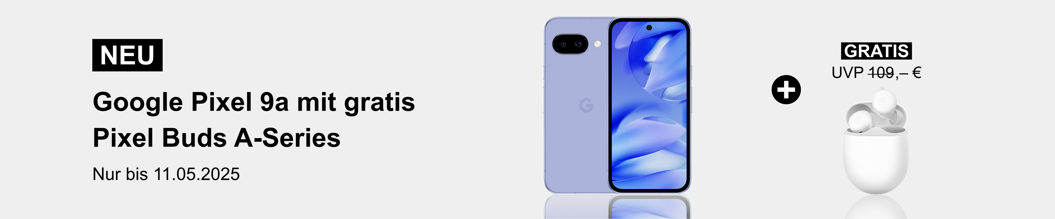 Google Pixel 9a & Google Buds A